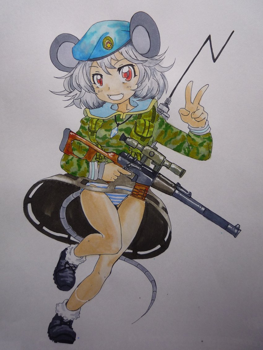 nazrin (touhou) drawn by drawfag