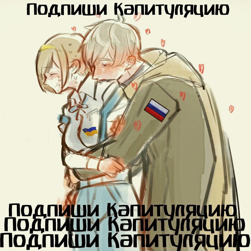 russia, ivan braginski, and ukraine (axis powers hetalia) drawn by charlie_cupcake